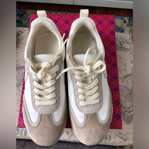 Tory Burch Good Luck Trainers, US 9.5 [EUC] - Picture 2 of 11